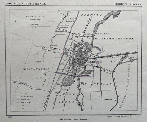 Haarlem Gemeente - Kuijper / Suringar - 1865