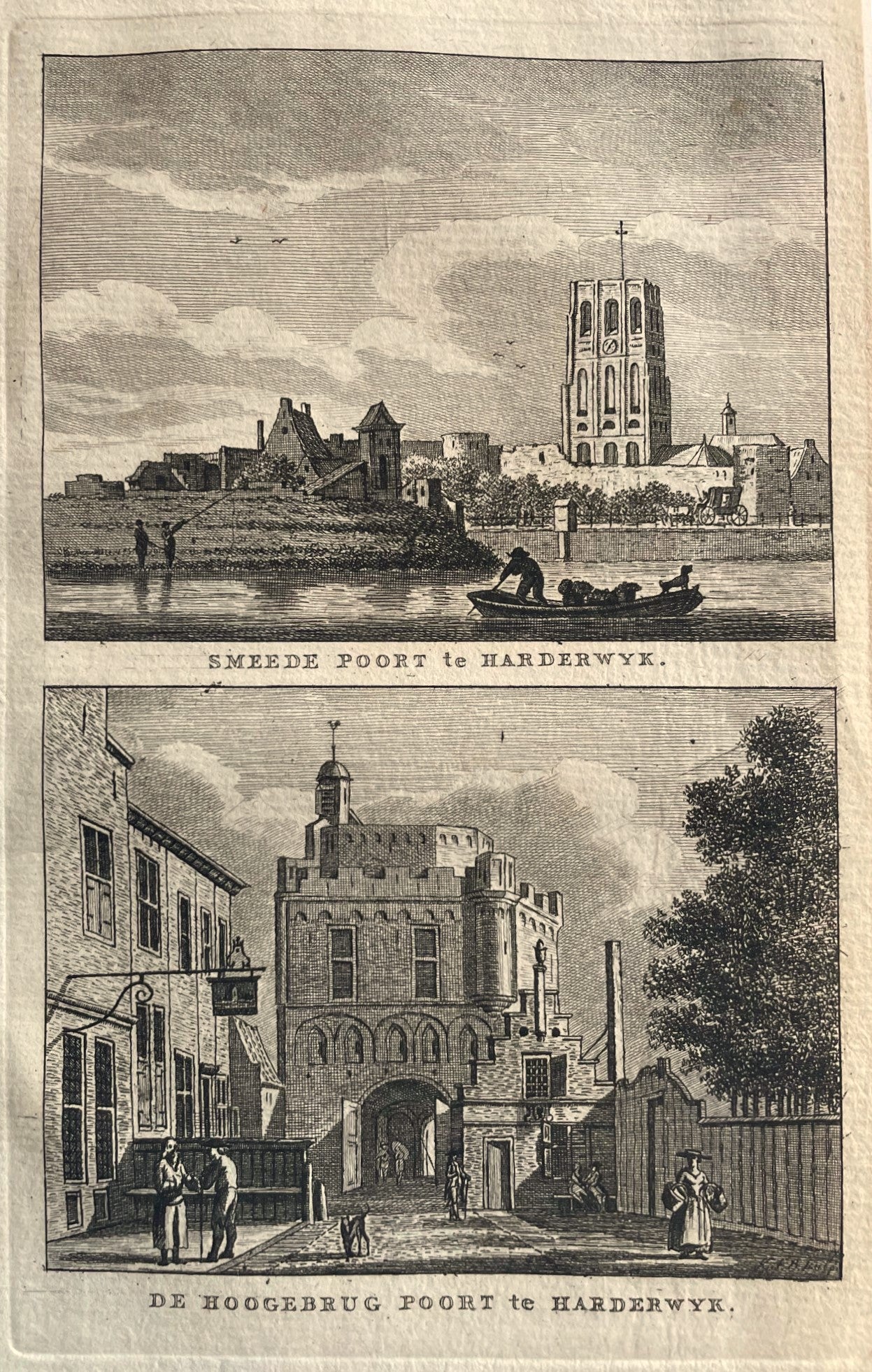 Harderwijk Twee gezichten op een blad - KF Bendorp - 1793