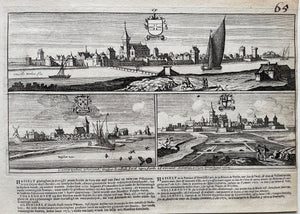 Oldenzaal Vollenhove Hasselt - J Peeters & C Bouttats - 1674