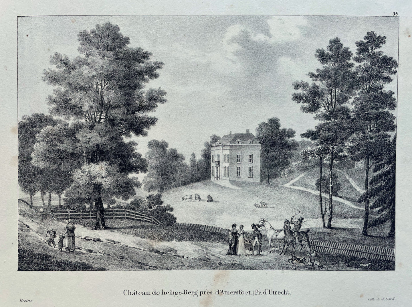 Amersfoort Leusden Heiligenberg - JB Jobard - 1827