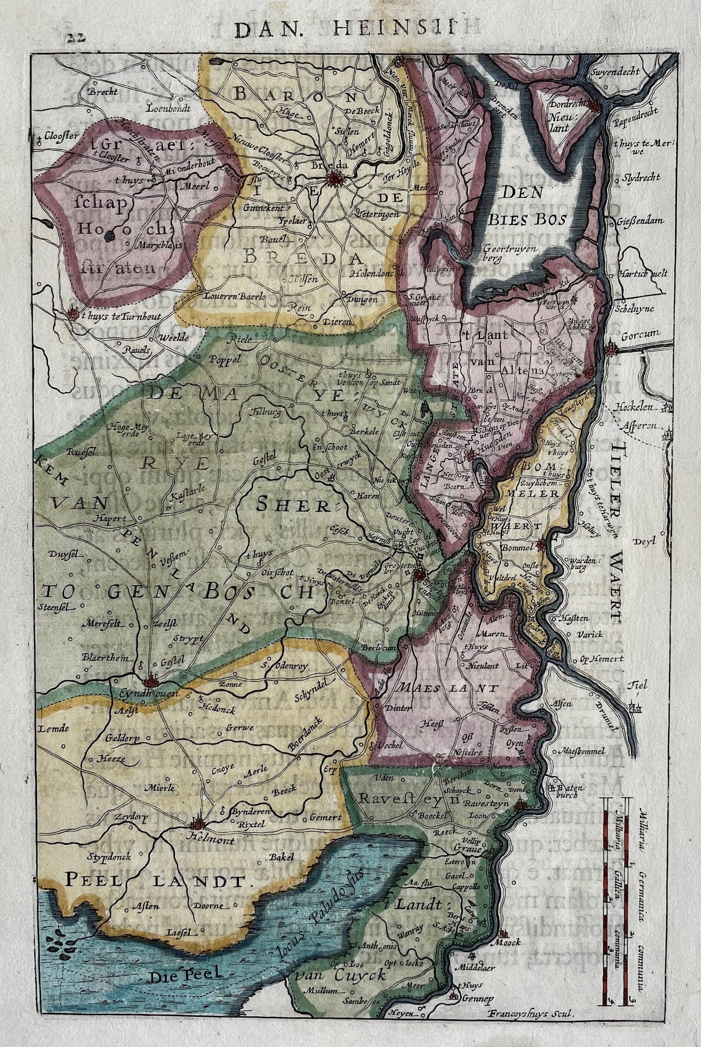 Brabant Noordelijk Brabant - D Heinsius / F Huys - 1631
