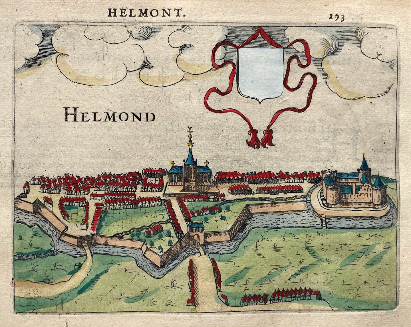 Helmond Profielgezicht - J Jansz / L Guicciardini - 1613