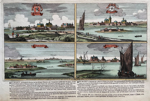 Helmond Ravenstein Kruisschans Steenbergen - J Peeters & C Bouttats - 1674