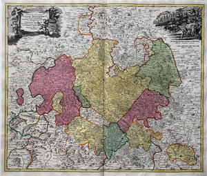 Duitsland Hessen Kassel Germany - JB Homann - circa 1720