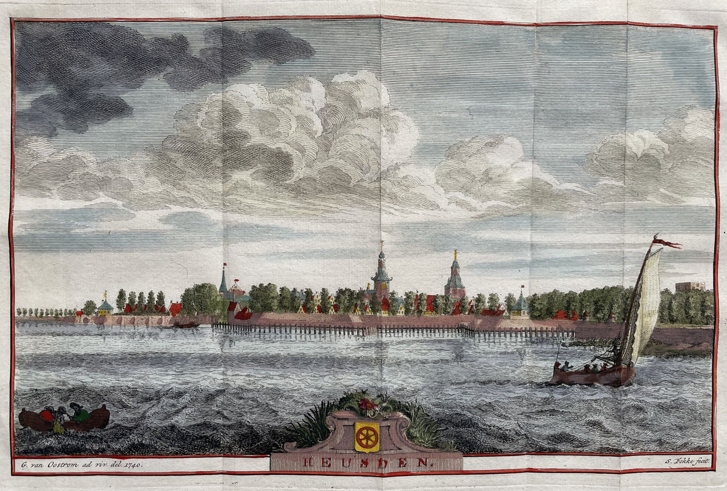 Heusden - S Fokke & G van Oostrom - 1743