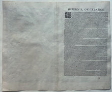 Afbeelding in Gallery-weergave laden, Ierland British Isles Ireland - A Ortelius - 1587