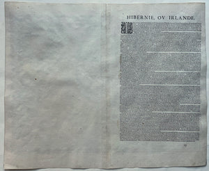 Ierland British Isles Ireland - A Ortelius - 1587