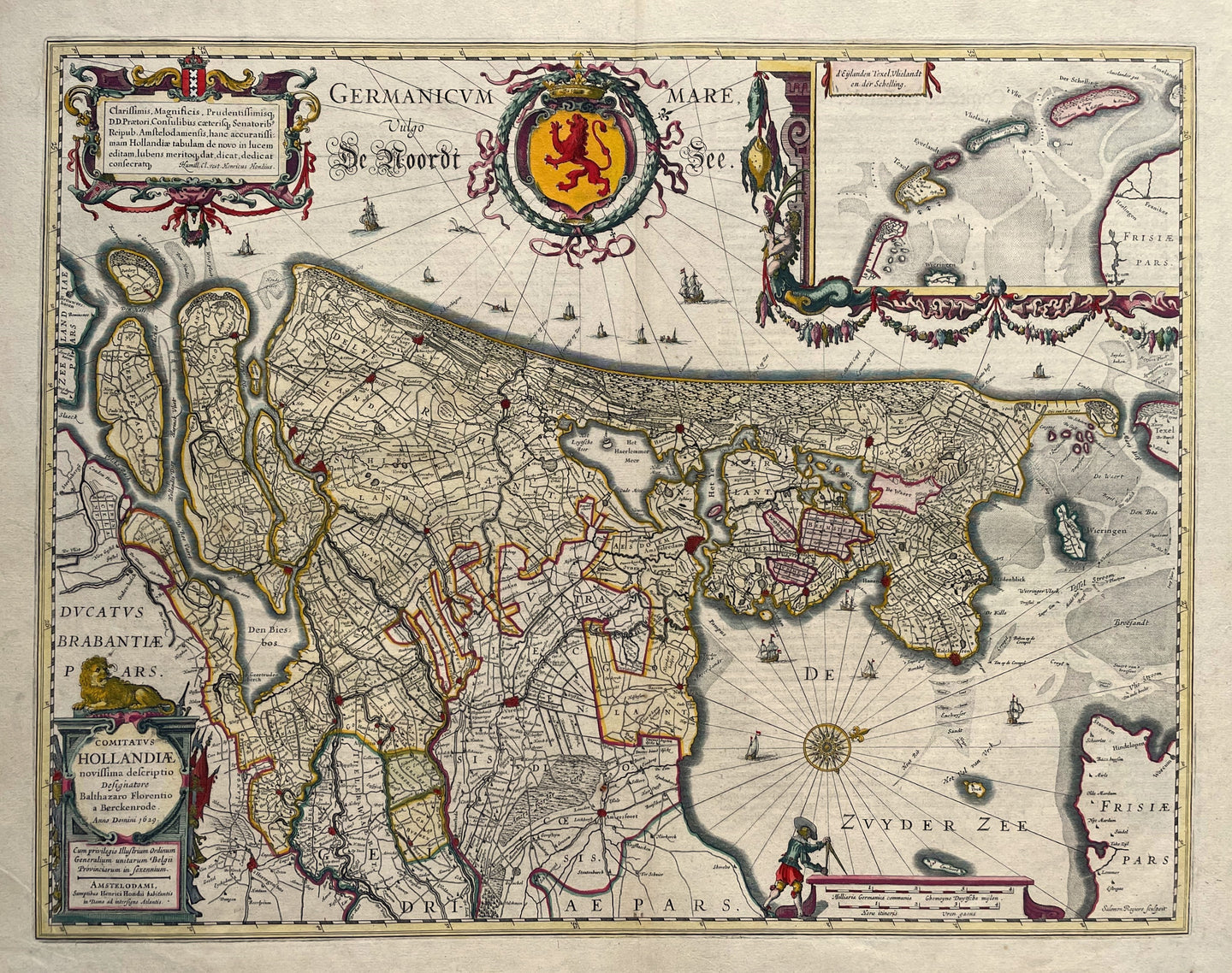 Holland - H Hondius - 1633