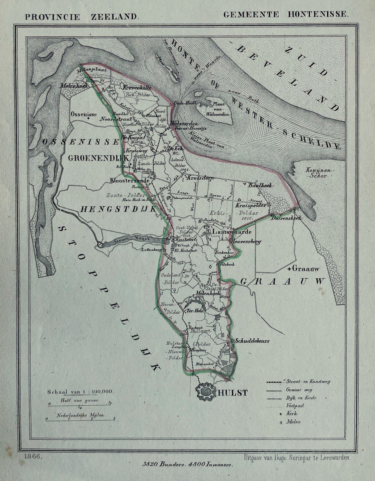 Hontenisse - Kuijper / Suringar - 1866