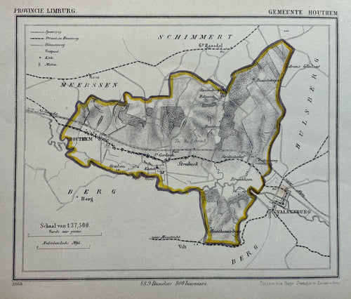 Houthem - Kuijper / Suringar - 1868