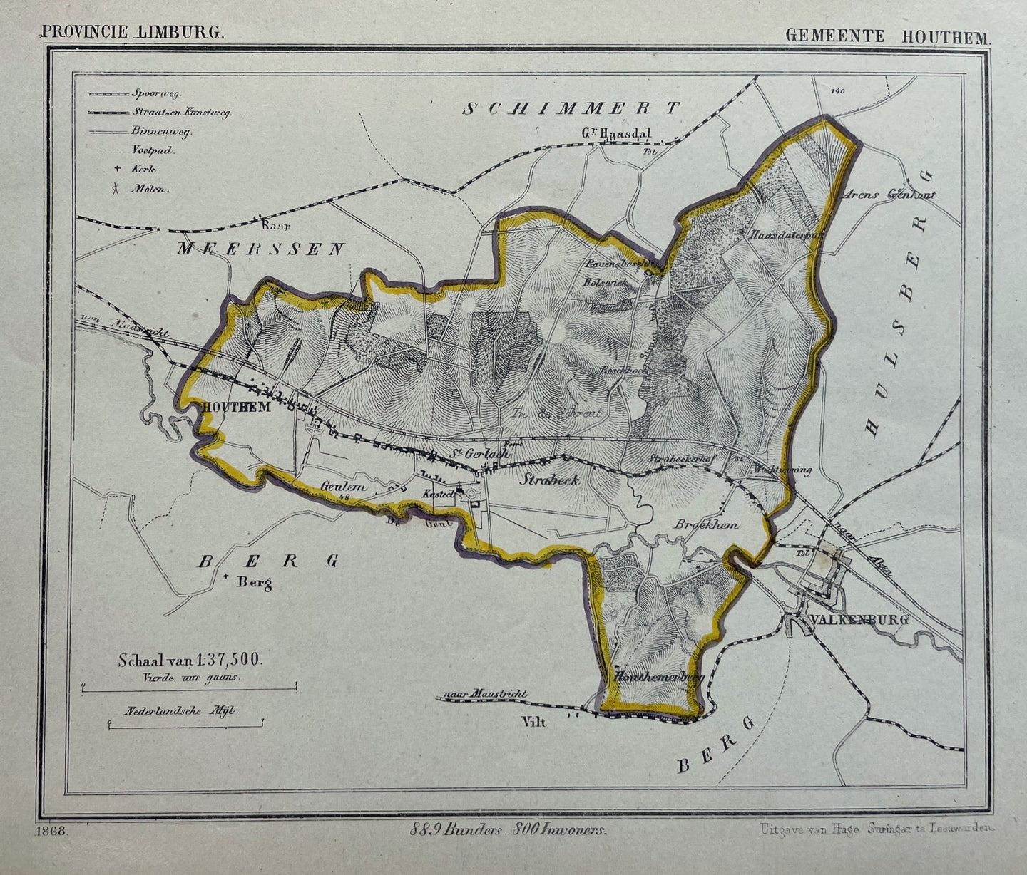 Houthem - Kuijper / Suringar - 1868