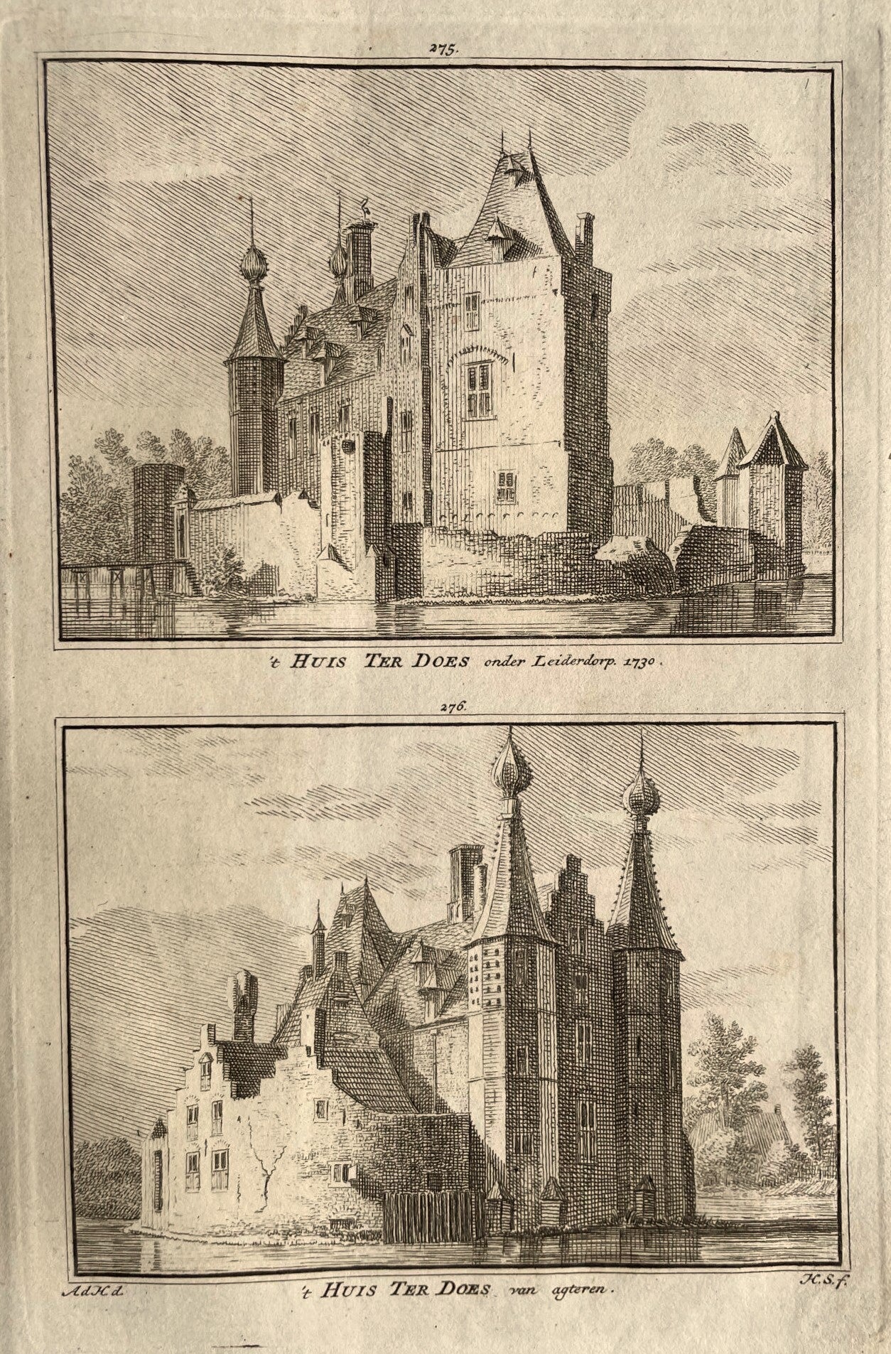 Leiderdorp Ter Does - H Spilman - circa 1750