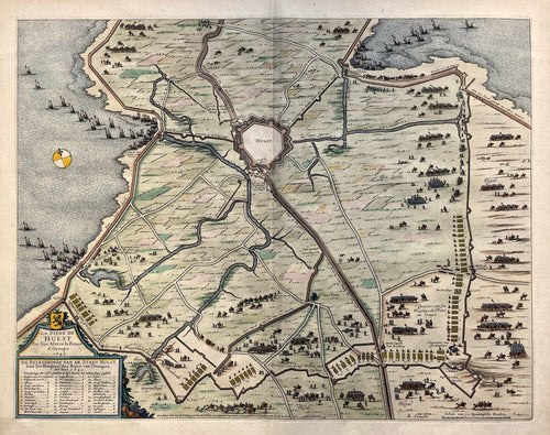 Hulst Beleg 1645 - J Blaeu - 1649