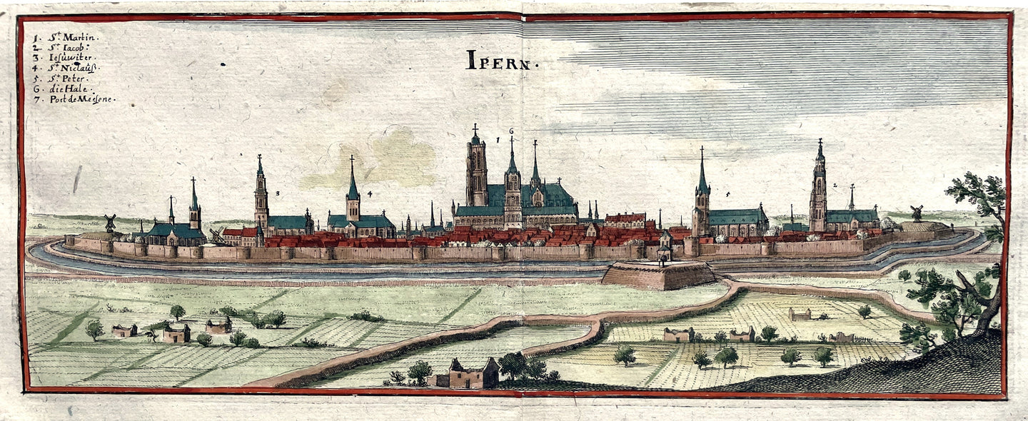 België Ieper Belgium - C Merian - 1659