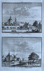 IJsselstein IJsselpoort en Benskoperpoort - H Spilman - ca. 1750
