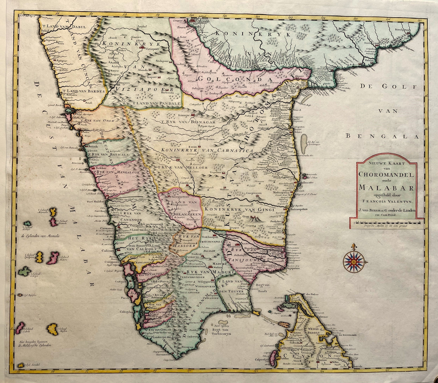 India Southern India - F Valentijn - 1724