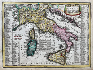 Italië Italy - Jacques Chiquet - 1719