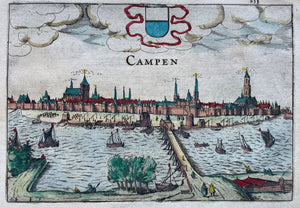 Kampen Profielgezicht - J Jansz / L Guicciardini - 1613