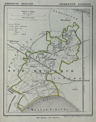 Kapelle (Zeeland) - Kuijper / Suringar - 1866