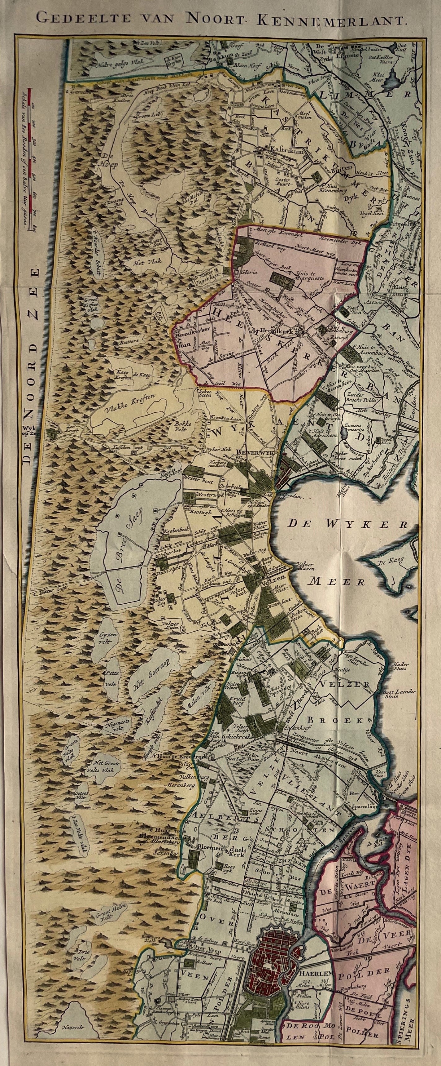 Kennemerland - Hendrik de Leth - circa 1732