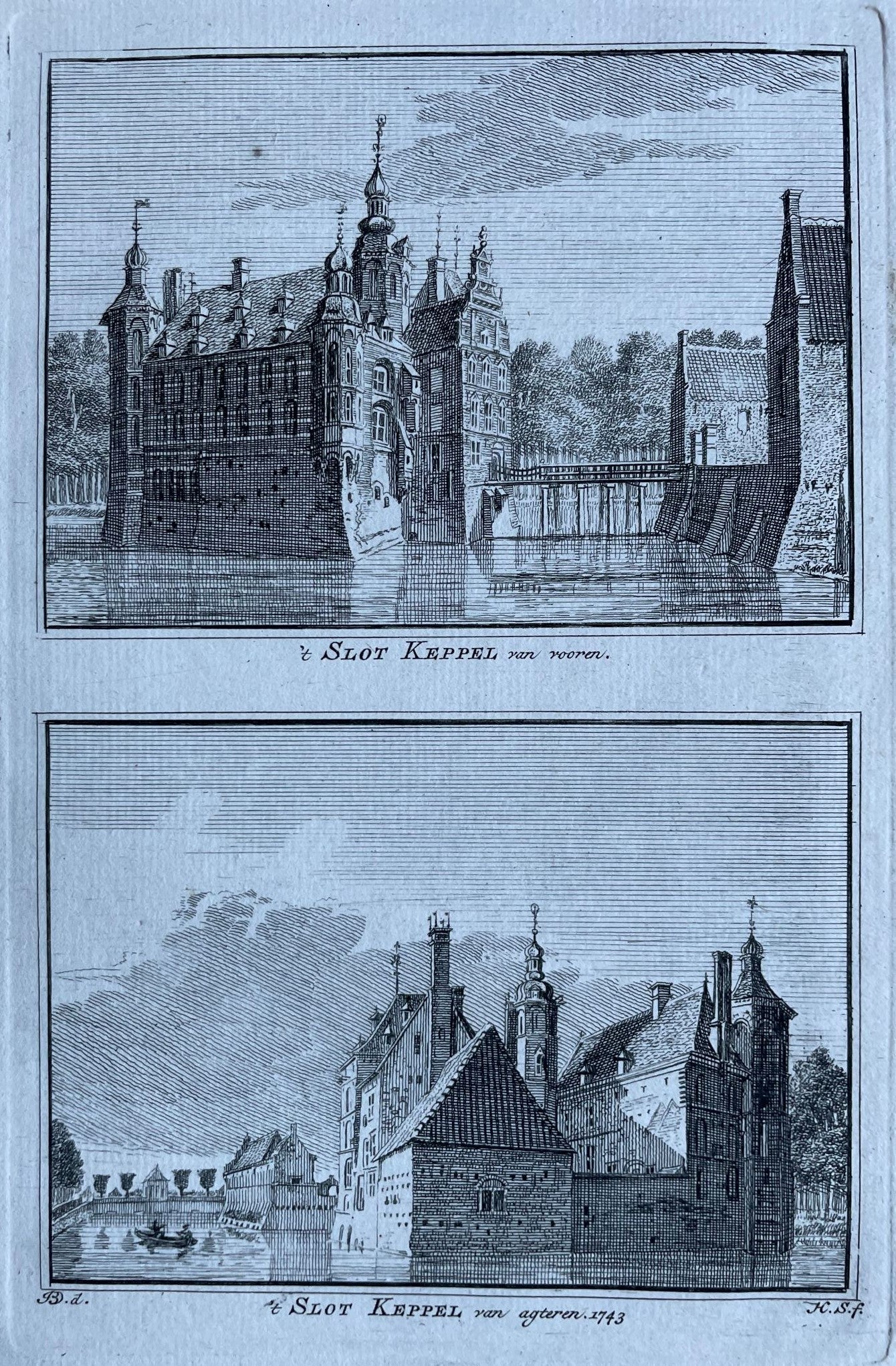 Laag Keppel Kasteel - H Spilman - ca. 1750