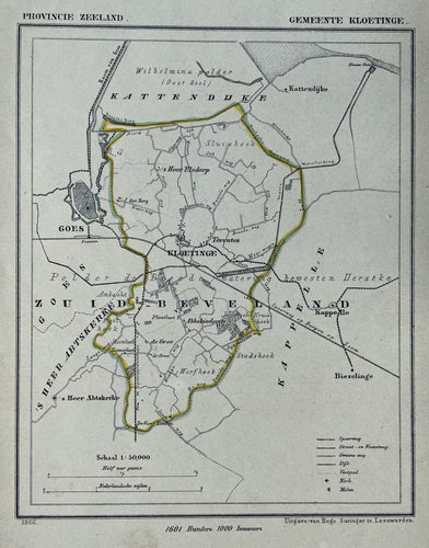 Kloetinge - Kuijper / Suringar - 1867