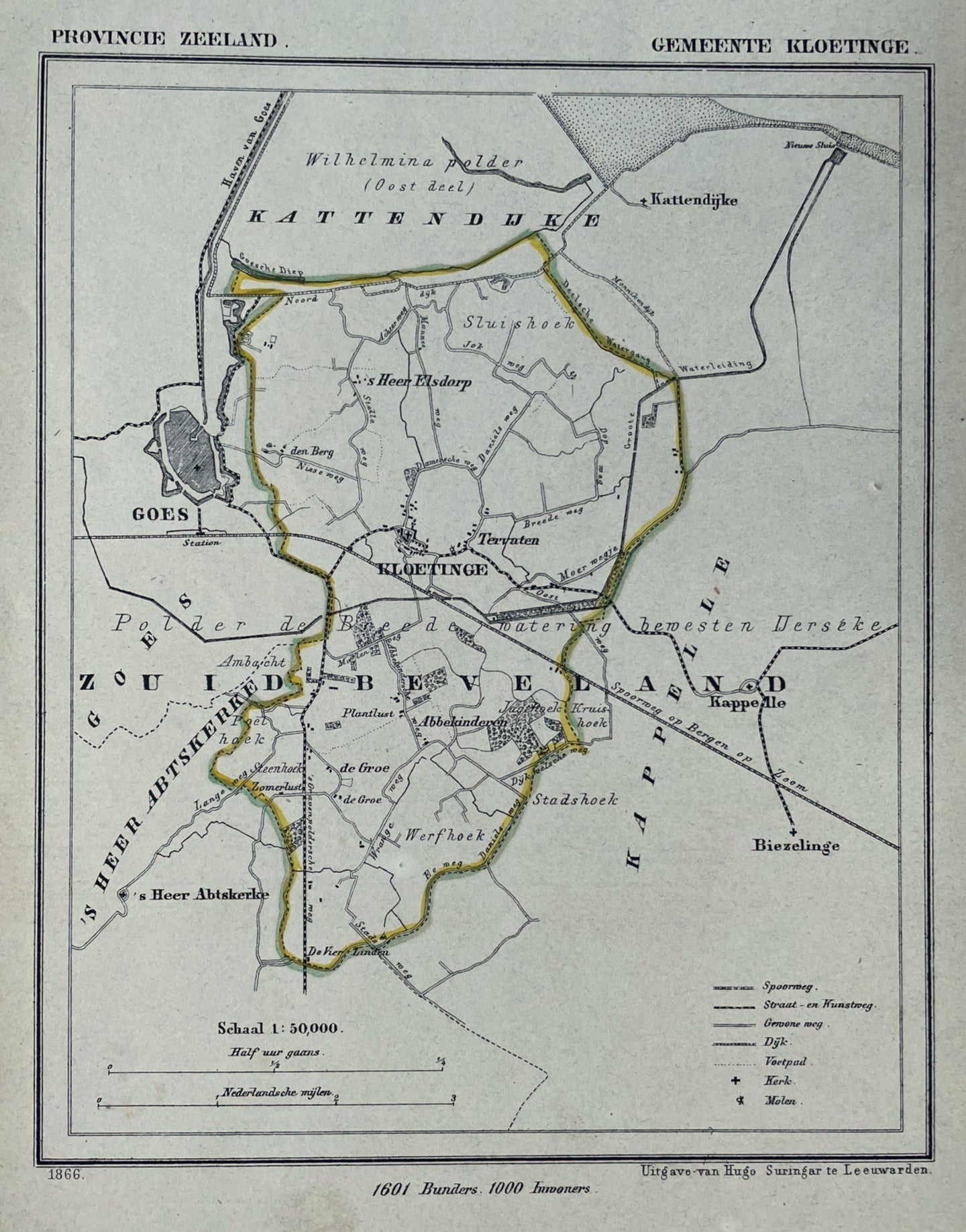 Kloetinge - Kuijper / Suringar - 1867