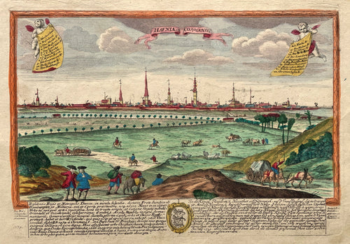 Denemarken Kopenhagen Denmark Copenhagen - FB Werner / JF Leopold - circa 1735