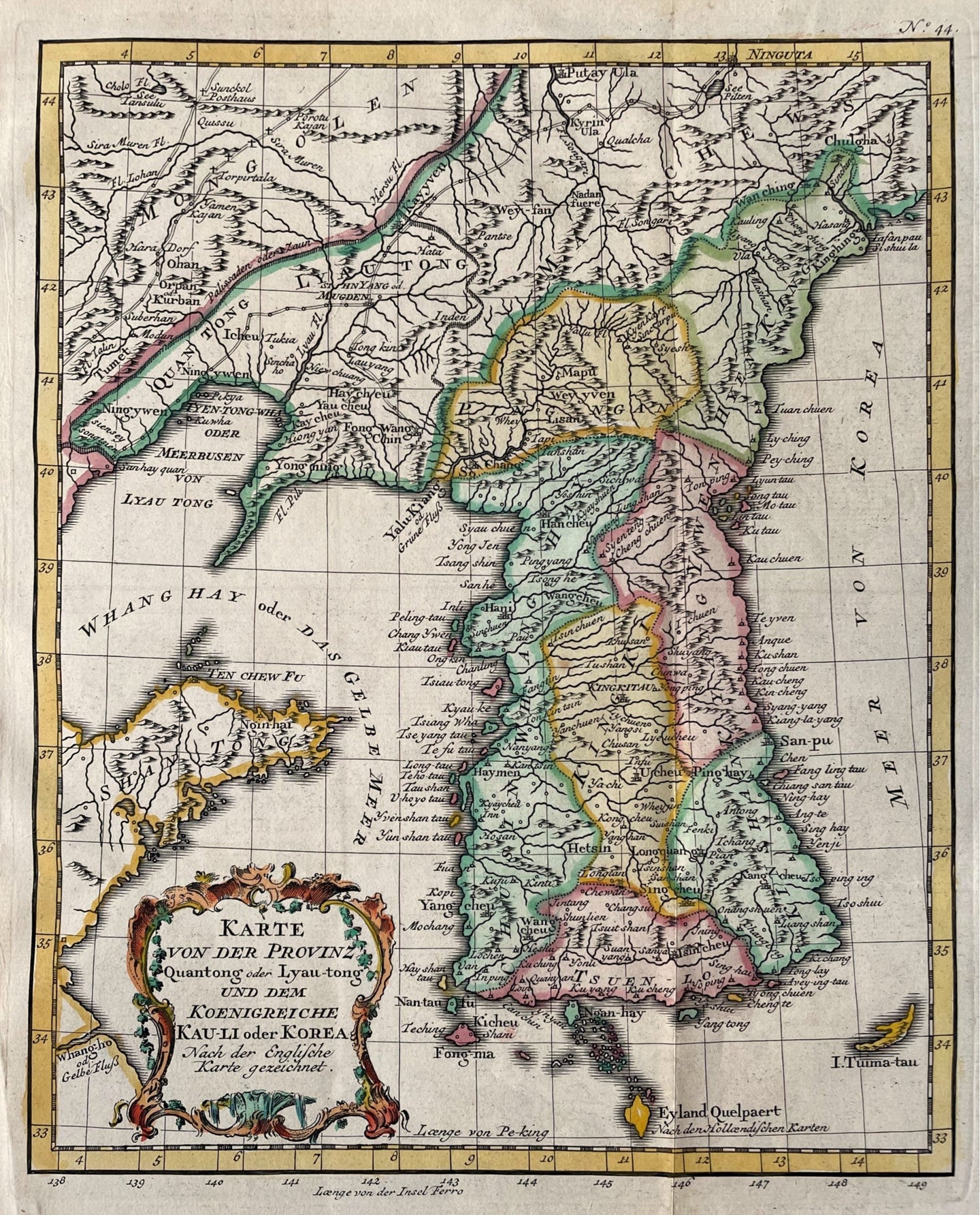 Korea - JN Bellin / Arkstee & Merkus - circa 1751