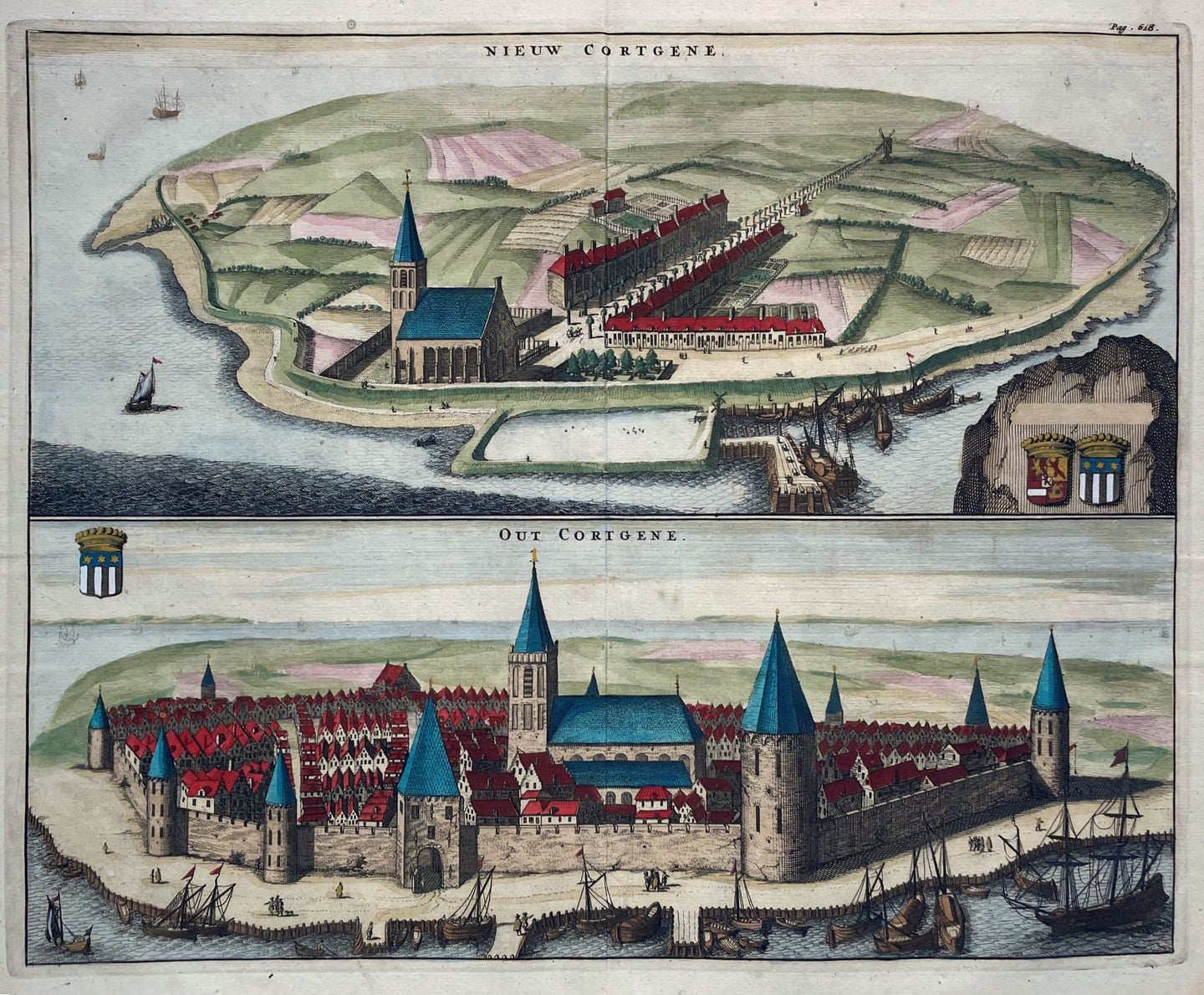 Kortgene Nieuw Cortgene en Out Cortgene - M Smallegange - 1696