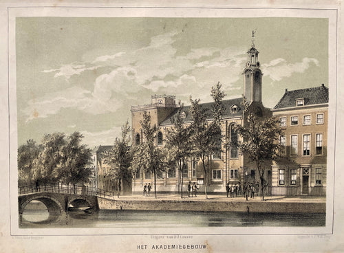 Leiden Academiegebouw - GJ Bos / PWM Trap / DJ Couvée - circa 1859
