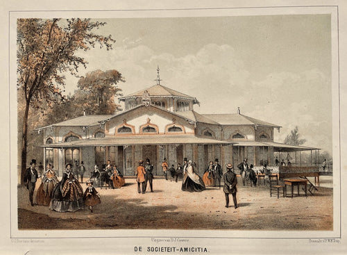 Leiden Sociëteit Amicitia - GJ Bos / PWM Trap / DJ Couvée - ca 1859