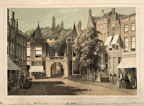 Leiden Burcht - GJ Bos / PWM Trap / DJ Couvée - ca 1859