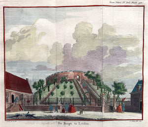 Leiden Burcht - JC Philips - 1742