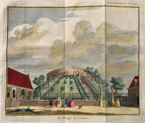 Leiden Burcht - JC Philips - 1742