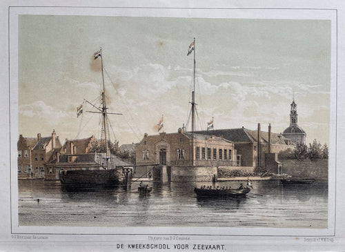 Leiden Kweekschool voor Zeevaart - GJ Bos / PWM Trap / DJ Couvée - ca 1859