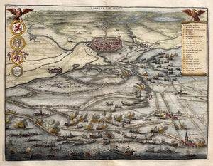 Leiden 't Ontzet van Leyden' - Jan Luyken - 1677