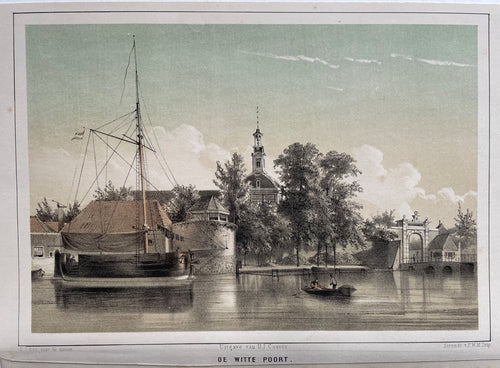 Leiden Witte Poort - GJ Bos / PWM Trap / DJ Couvée - ca 1859