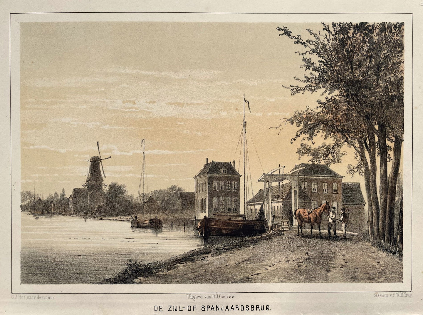 Leiden Spanjaardsbrug - GJ Bos / PWM Trap / DJ Couvée - ca 1859