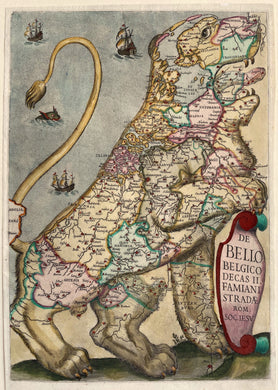 17 provinciën Leo Belgicus - F Strada / F Corbelletti Heirs - 1647