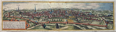 België Leuven Belgium - G Braun & F Hogenberg - circa 1599