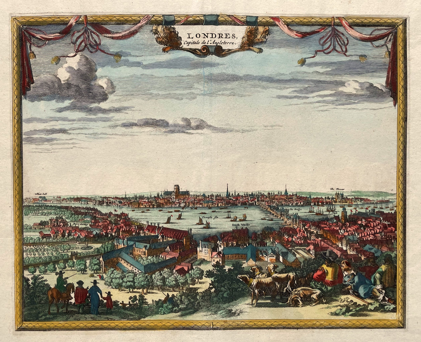 Engeland Londen British Isles London - P van der Aa - 1719