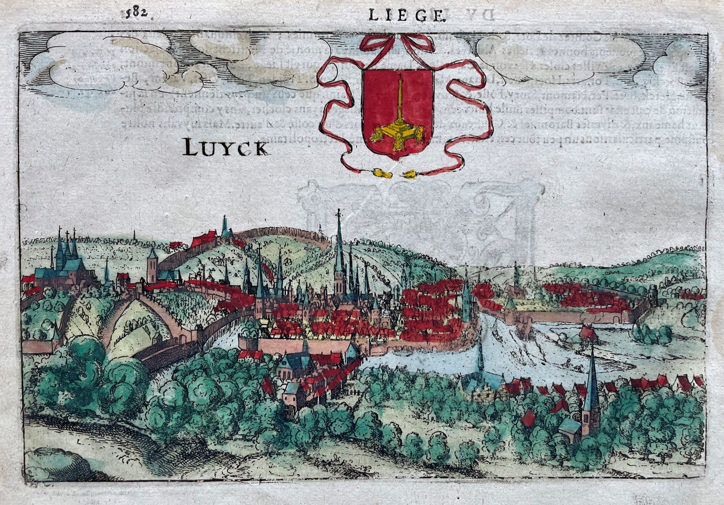 België Luik Belgium Liège - L Guicciardini - 1613