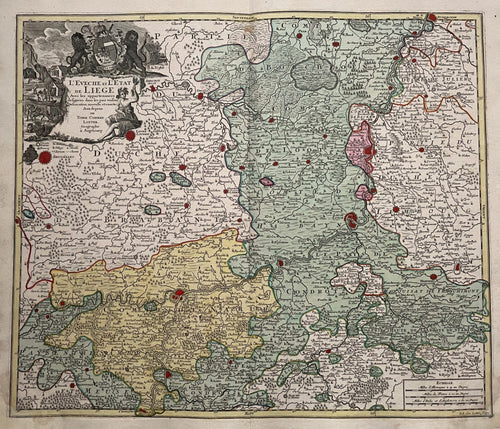 België Luik Prinsbisdom Luik Belgium Liege - TC Lotter - circa 1760