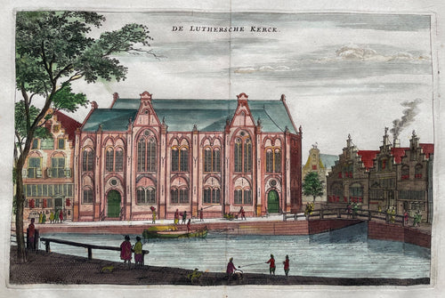 Amsterdam Oude Lutherse Kerk Spui Singel - O Dapper - 1663