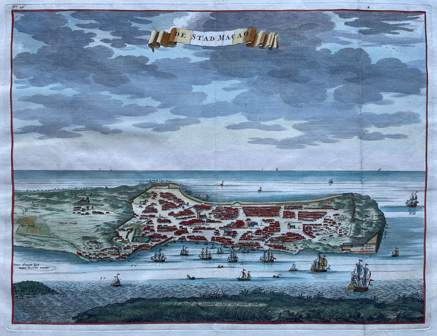 China Macau (Macao) Vogelvluchtperspectief - F Valentijn - 1724