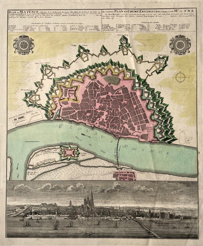 Duitsland Mainz Germany - JB Homann - circa 1735