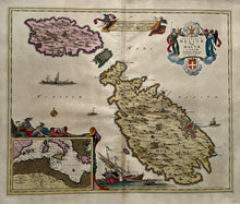Afbeelding in Gallery-weergave laden, Malta &amp; Gozo - Nicolaes Visscher - circa 1689