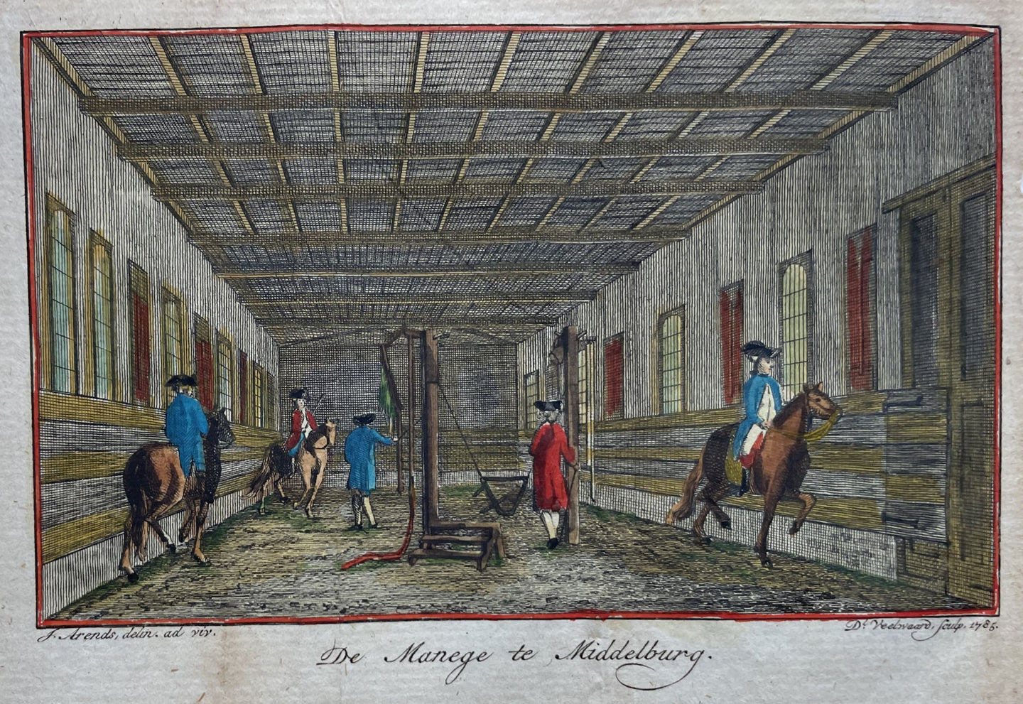 Middelburg Manege - J Arends / D Veelwaard - 1785
