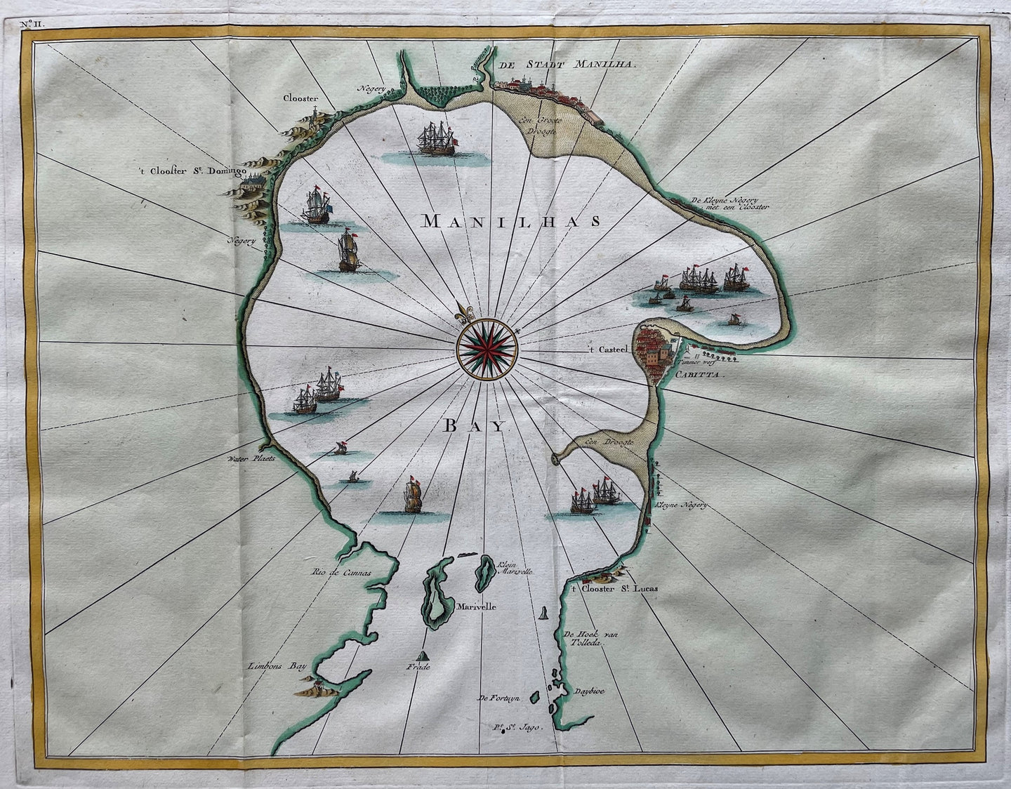 Filipijnen Baai van Manilla - F Valentijn - 1724